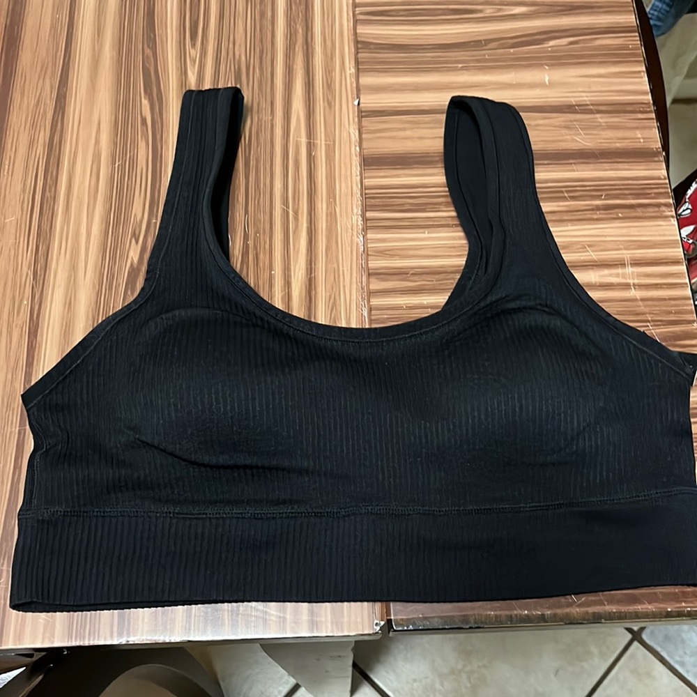 Torrid black Rib scoop bralette